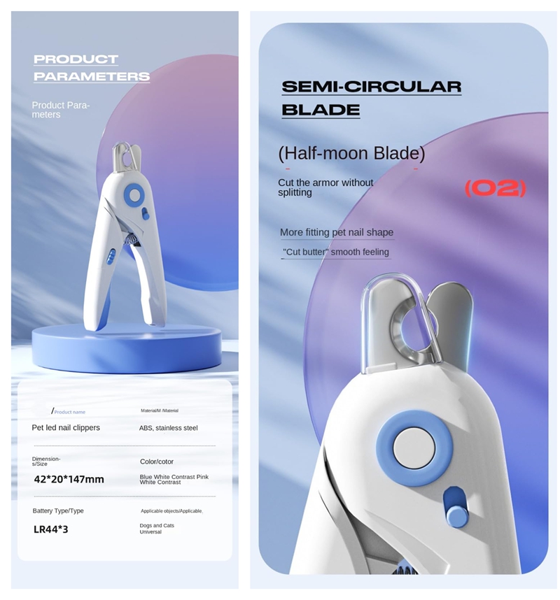 Cat Nail Clippers Pet Scissors Dog Nail Clippers Kitten Puppy Than Bear Rabbit Cat Paw Lamp Artifact