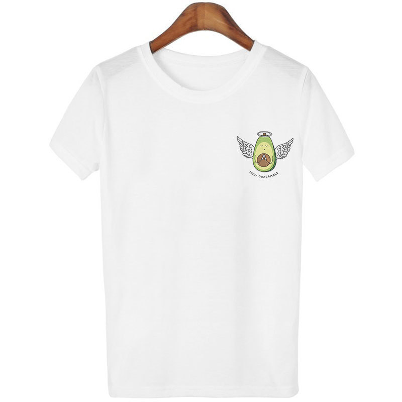 Title 7, Camiseta vegetariana con estampado de aguacate ...