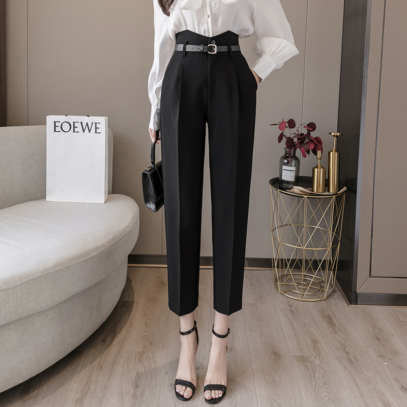 Title 5, High Waist Suit Pants Ladies Summer Pants Thin ...