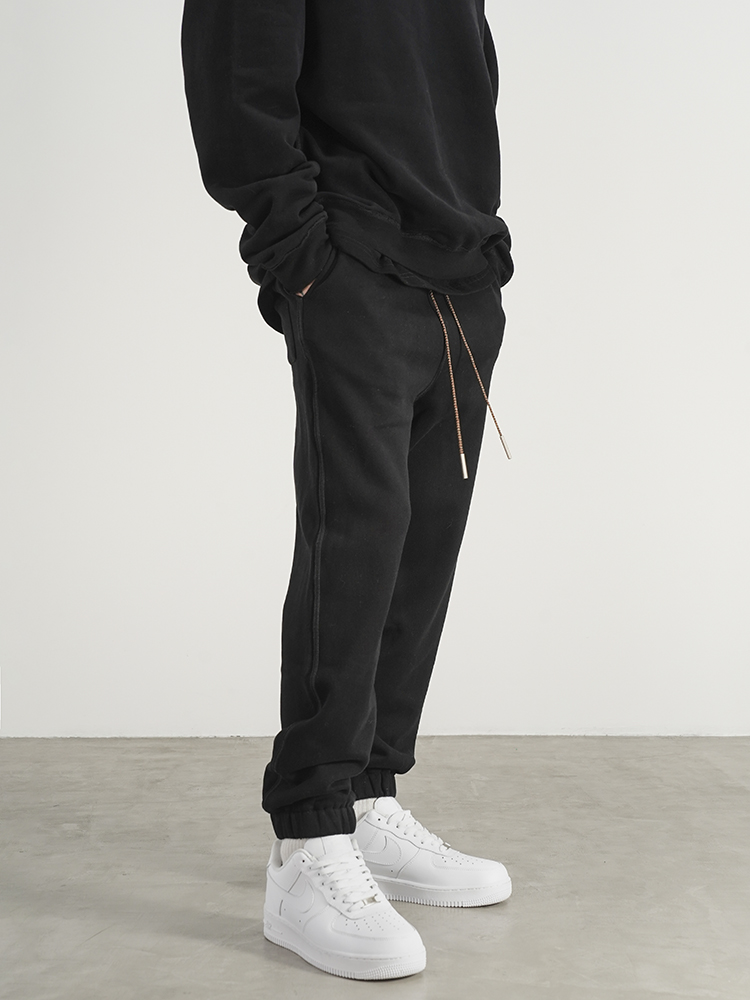 Drape Loose Cotton Thick Casual Pants