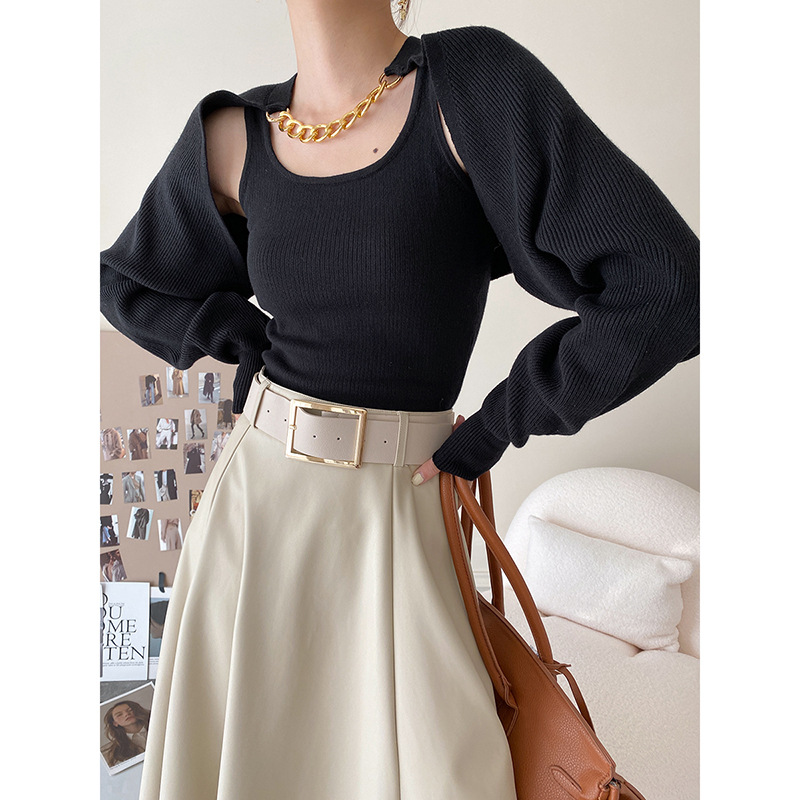 Two-piece Short Coat Shawl Waistcoat