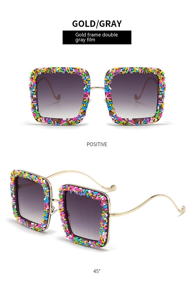 Title 5, Cat Eye Cake Sunglasses Street Snap Fashion UV ...