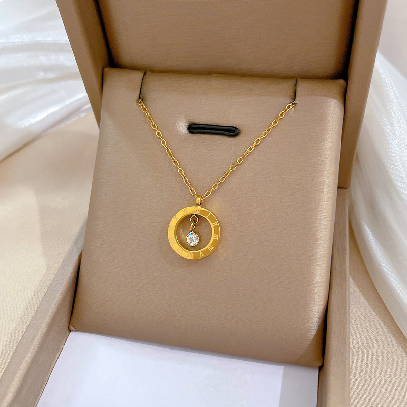 Women's Simple Pendant Short Ring - 6