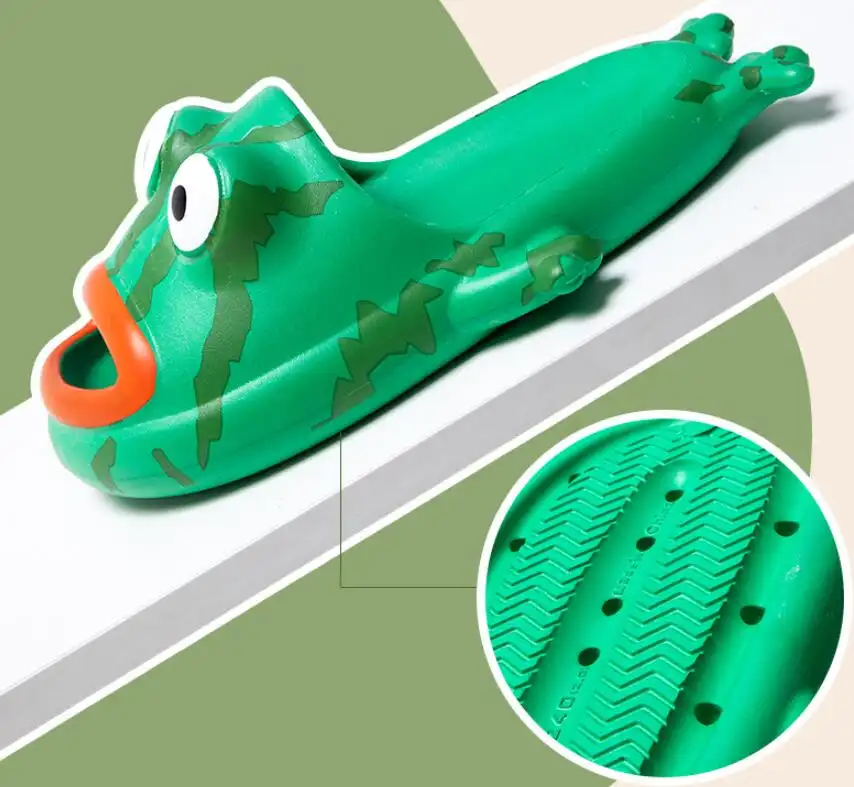 Summer Interior Home Lovely Bathroom Cartoon EVA Couple Slippers