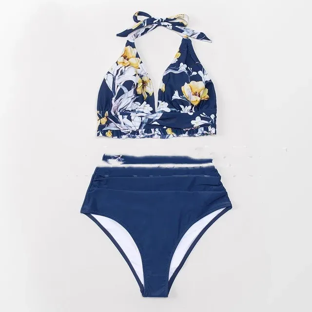 Bikini Small Chest Gathered Hot Spring Vacation Red - Shop at LoveMi