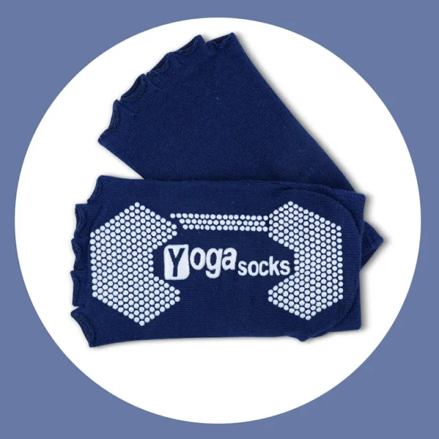 1pair Women Yoga Socks Anti slip Five Fingers Backless Cotton Silicone Non slip 5 Toe Winter Female Ballet Gym Foot Care Socks Style6 - Shop at LoveMi