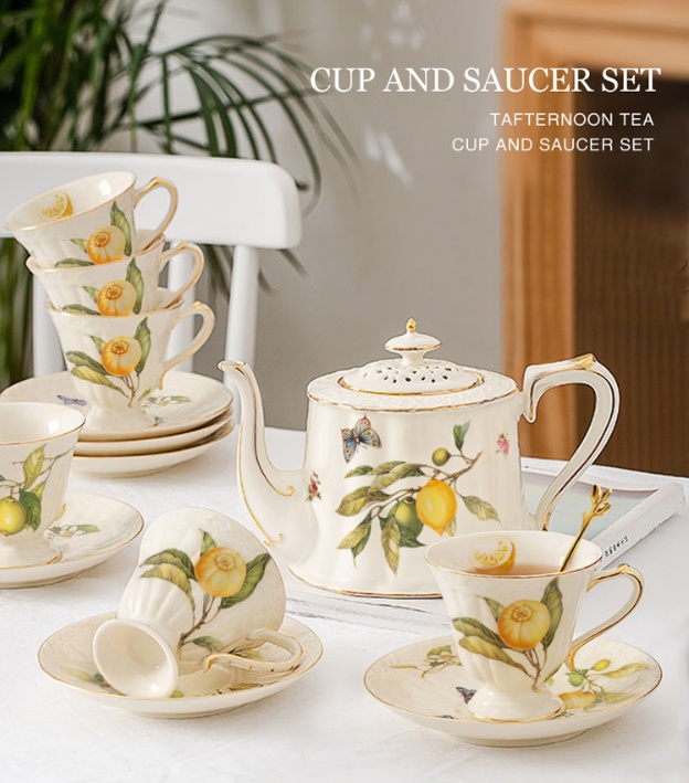 Title 2, European-style Retro Ceramic British Golden Edg...