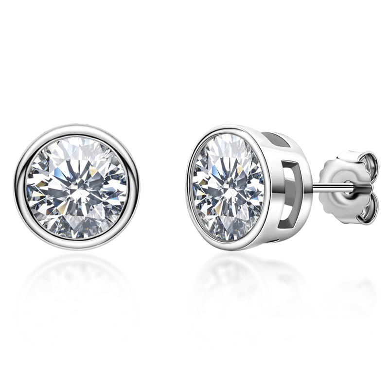 0.51 Carat Moissanite Stud Earrings
