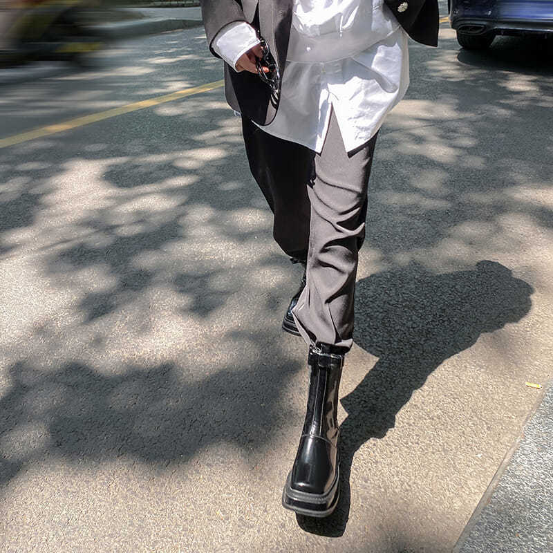 Fashion Women's Leather Bow Martin Boots