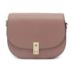 Korean Version Single Shoulder Crossbody Women's Bag Genuine Leather - Pink - View 1