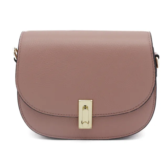 Korean Version Single Shoulder Crossbody Women's Bag Genuine Leather Pink - Shop at LoveMi