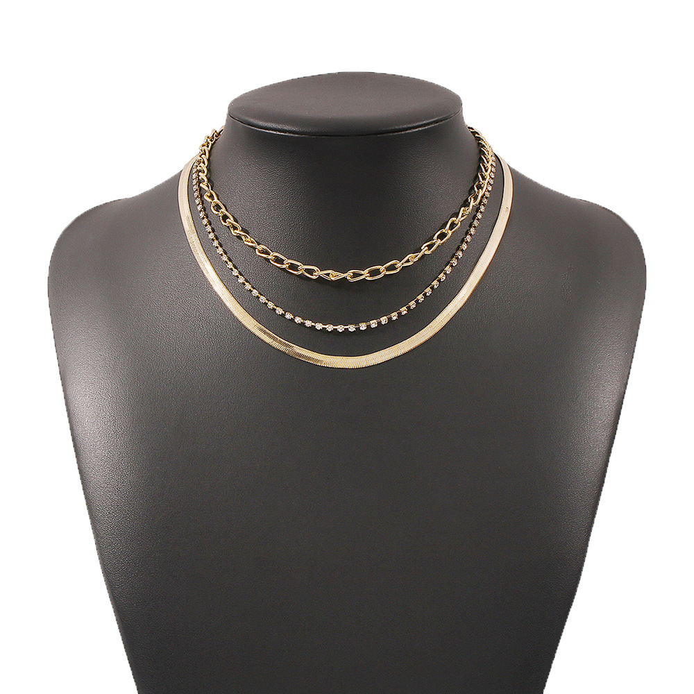 Necklace Ins Simple Style Temperament Stacking Necklace Set