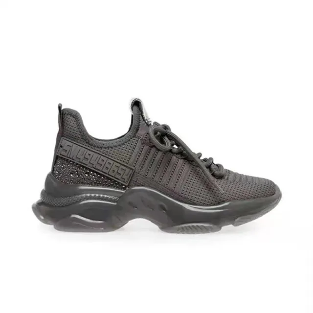 Round Toe Thick Bottom 43 Cross border Sports Women's Shoes Black - Shop at LoveMi