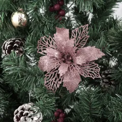 Christmas Onion With Hollow Garland Ornaments - Rose Gold - View 1
