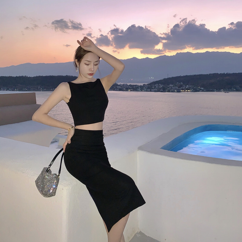 Plain White Sleeveless Cut Out Formal Dress