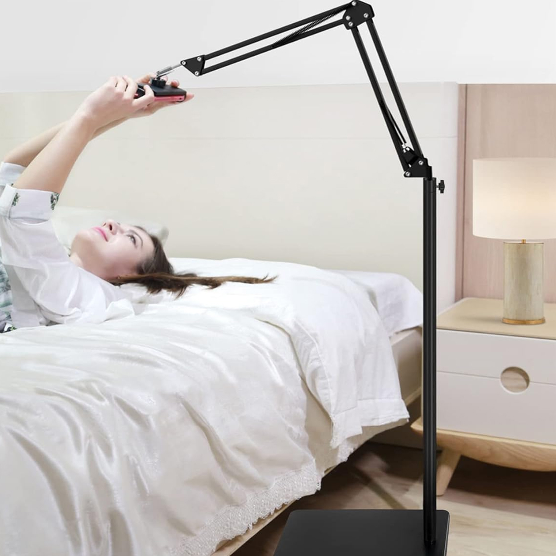 Support de sol universel réglable à 360 degrés, pour ipad, tablette – Image 2