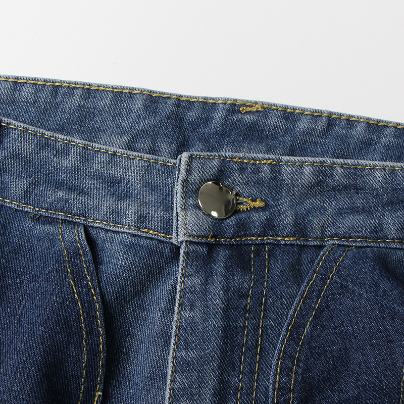 High Waist Straight Loose Slimming Jeans - Image 7