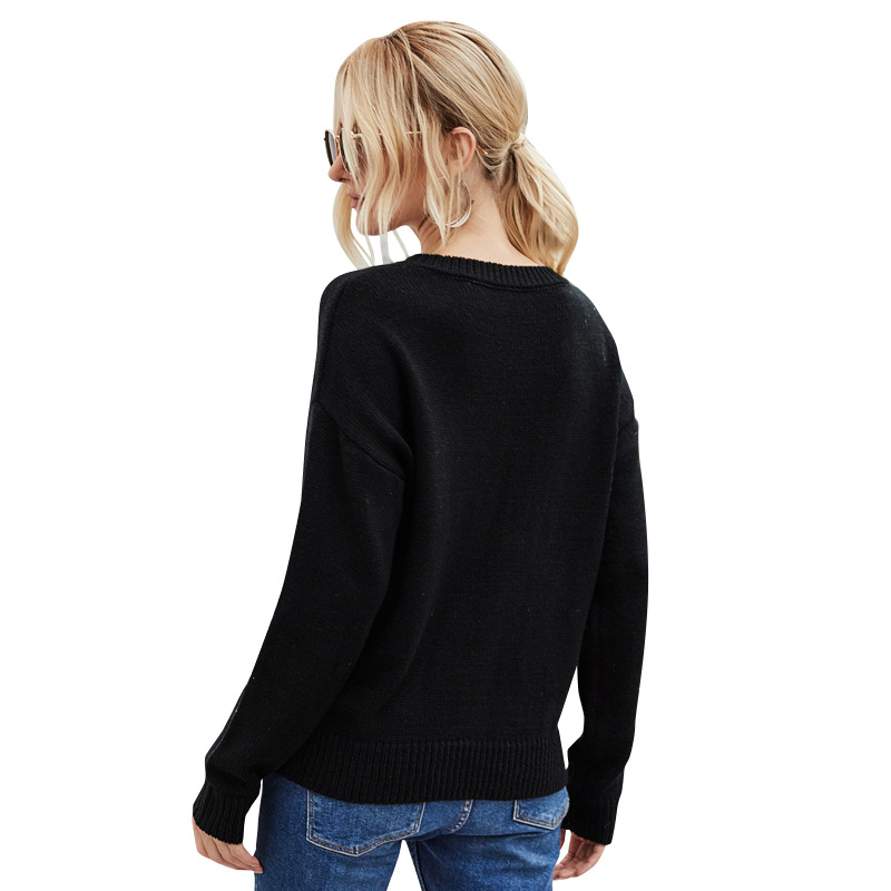 Title 1, Maglione pullover girocollo da donna