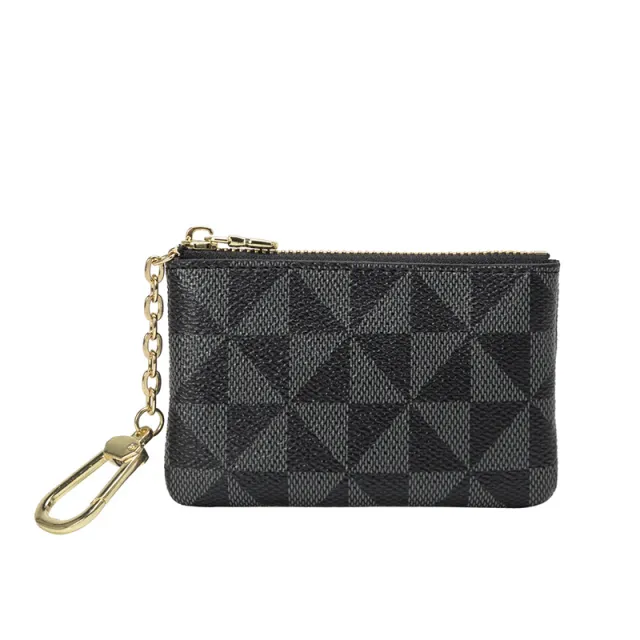 Women's Fashion Simple Print Mini Wallet Black - Shop at LoveMi