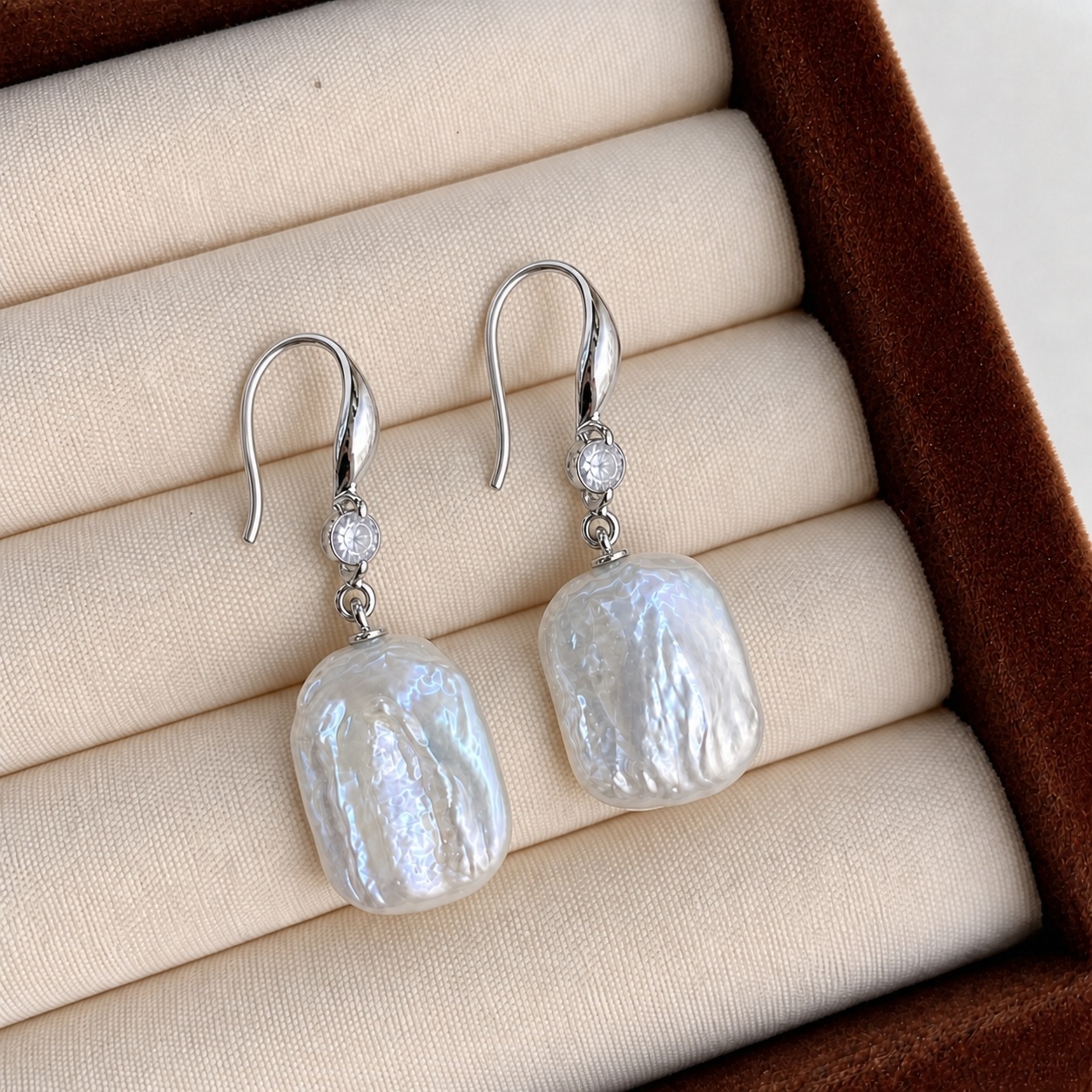 Square Baroque Earrings