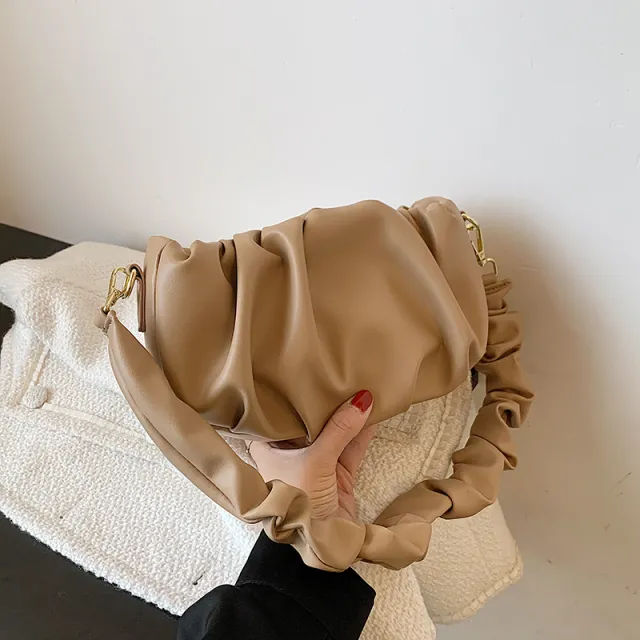 Women Summer All match One shoulder Armpit Small Square Bag Khaki - Shop at LoveMi