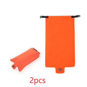 Orange inflatable bag 2pcs