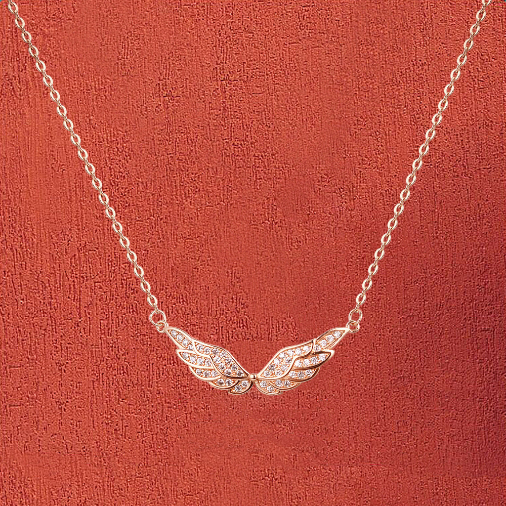 Title 5, Niche Design Wings Sterling Zilveren Ketting vo...