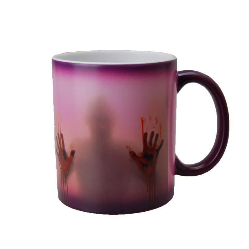 Christmas Eve Halloween Gift The Walking Dead Zombie Color Changing Mug