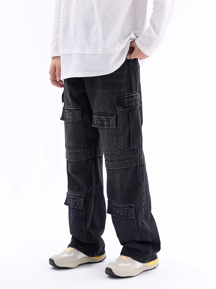 Title 6, Dames Zwarte Wide Leg Jeans Mode Met Wijde Pijp...