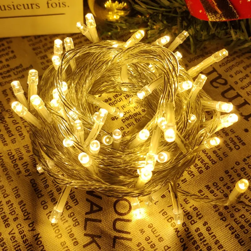 Warm White String Lights, LED Ice Bar