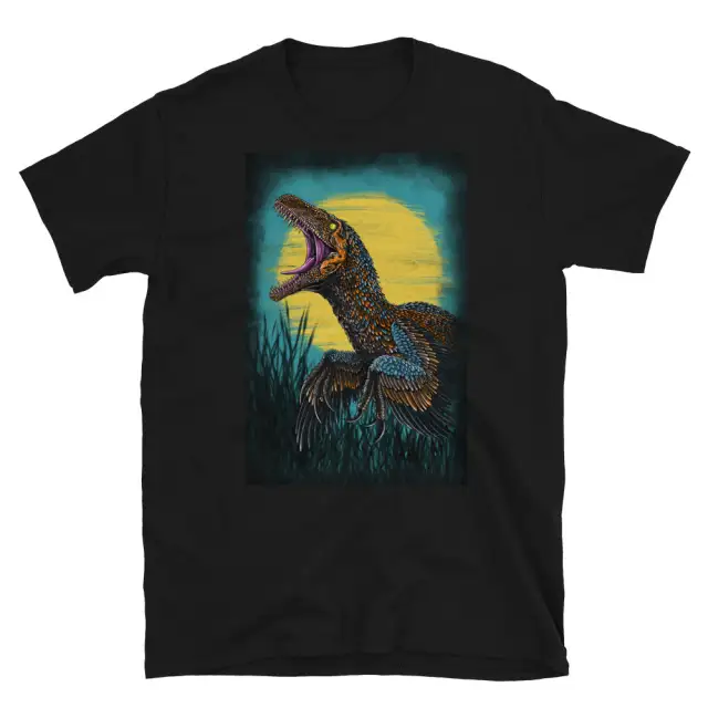 Printed Raptor Invasion T shirt Black - Shop at LoveMi