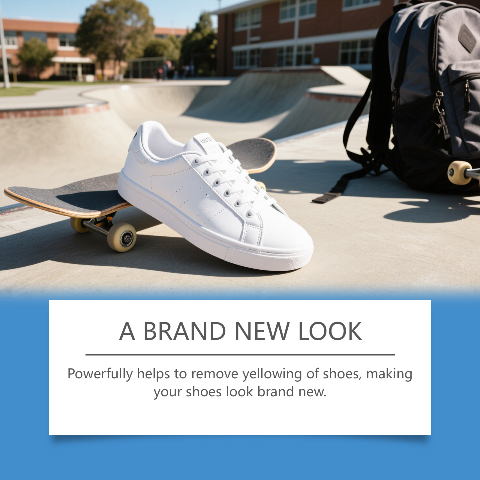 JAKEHOE Shoe Cleaning Cream  No-rinse Application Removes Yellowing And Mud Stains From Shoe Surfaces, Brightens Dull Shoe Colors. — view 5