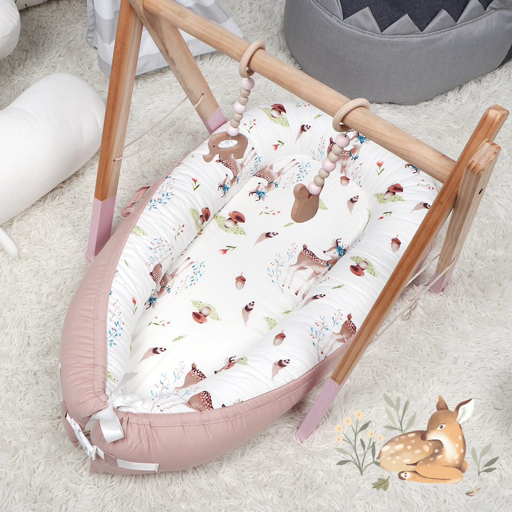 Animal Series Cotton Crib Middle Bed Dark And Stain Resistant