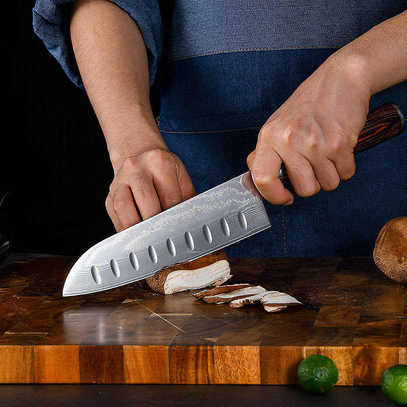 Foreign Trade Damascus Steel Chef Knife