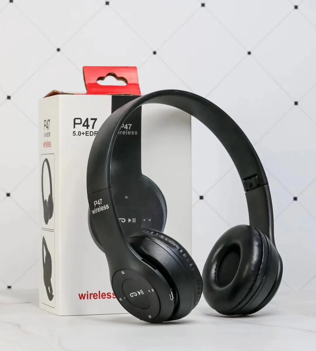 Wireless Headset Foldable Stereo Bass Bluetooth Headphones Kid Girl Helmet Gift,with Mic USB Bluetooth 5.0 Adaptor For TV Gaming – image 5