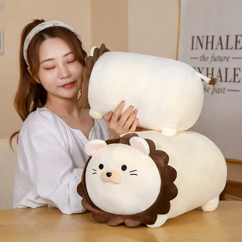 Cute And Cute Creative Lying Soft Lion