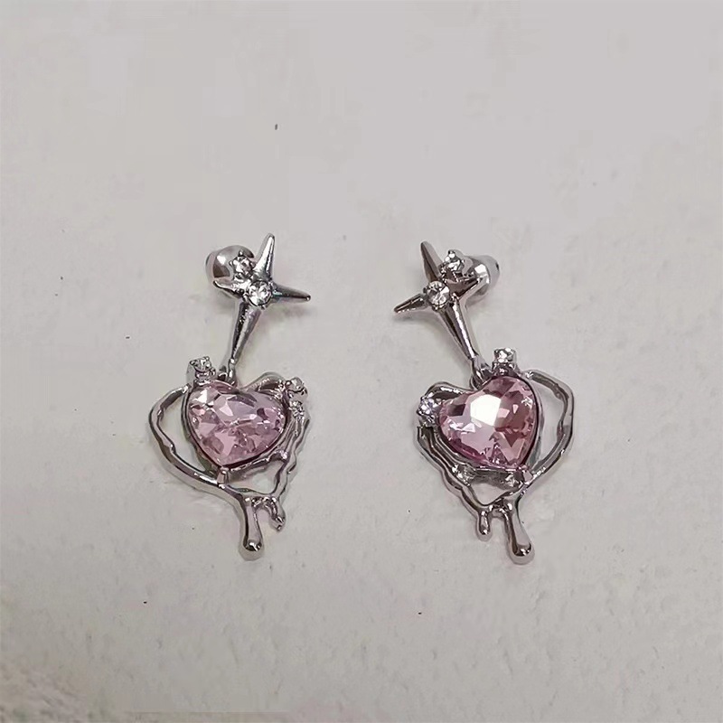 Title 4, Pendientes Starlight Liquid Love para mujer Bri...