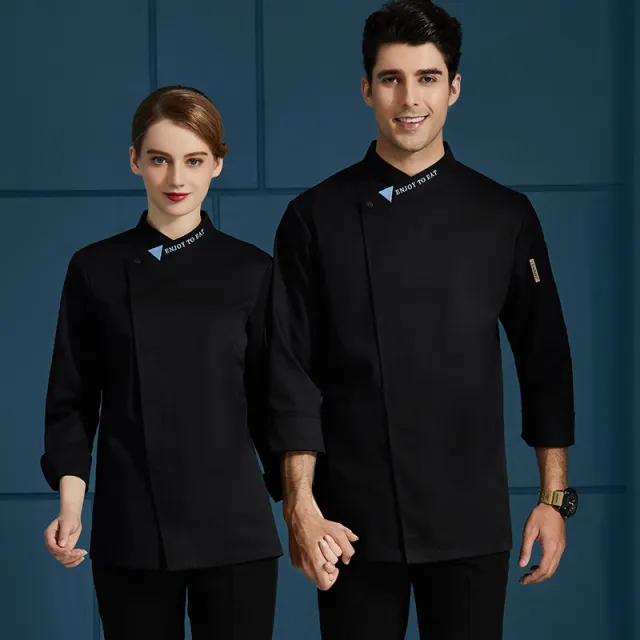 Restaurant Cake Bakery Chef's Work Clothes Black - Shop at LoveMi