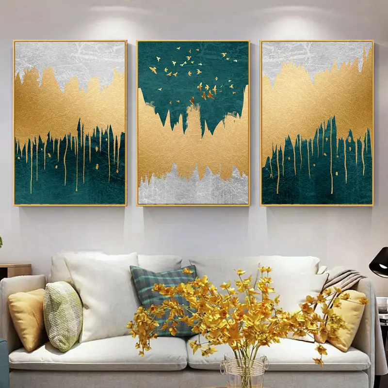 Abstract Landscape Wall Art Canvas Painting Nordic