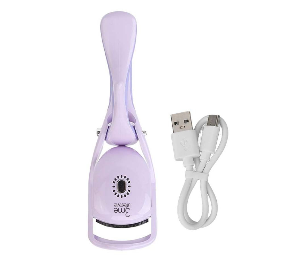 Heated Eyelash Curler with 3 Temperature Control. Heating Mode: The heated eyelash curler has a 3-position temperature control memory that automatically remembers the last position. Long press the switch for 1.5 seconds to turn on and preheat, the silicon