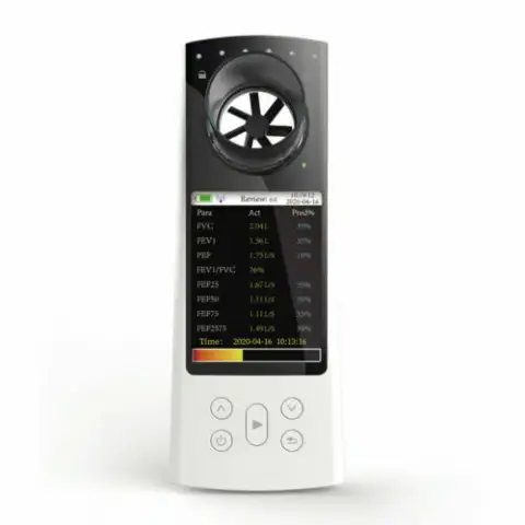 Color LCD SP80B Handheld Rechargeable Bluetooth Spirometer Lung Monitor