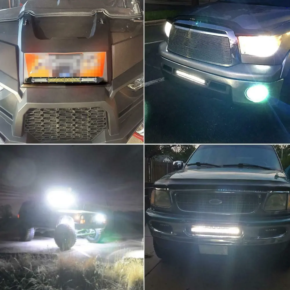 LED Ultra-thin Roof Front Bumper Single Row