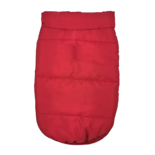 Autumn And Winter Thickened Warm Cotton Coat Dog Vest Padded Jacket Red - Shop at LoveMi