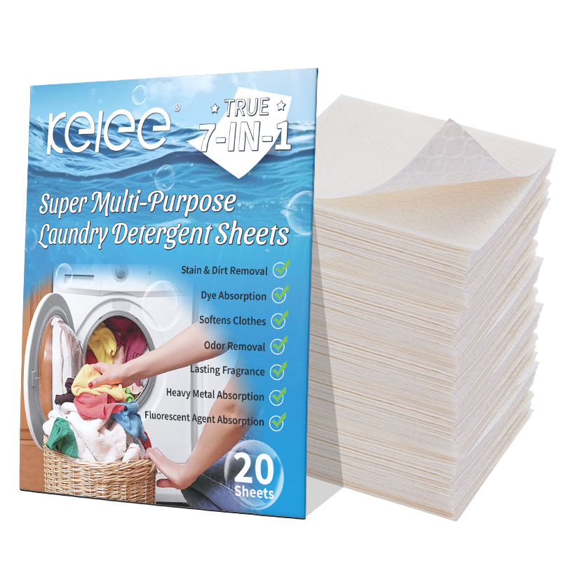 3-in-1 Color-Protecting Laundry Sheets Ultra-Concentrated Detergent & Scent Booster Strips The All-in-One Care