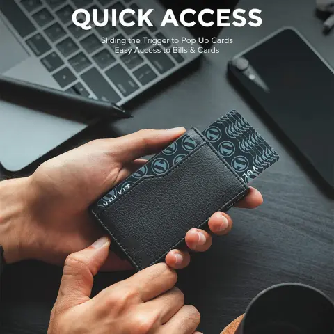 Credit Card Case with Double Id Window Rfid Blocking