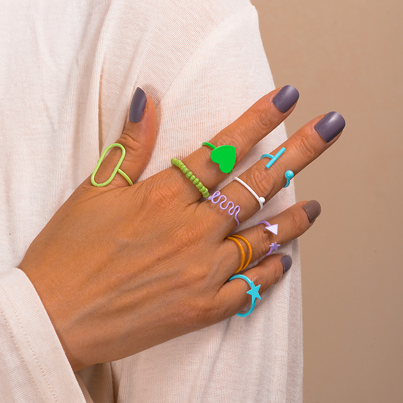 Simple And Simple Retro Beach Holiday Wind  Ring
