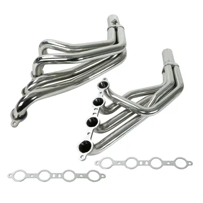 Exhaust Manifold Header For Ford 79-93 Fox Body Mustang 94-04 Mustang 4.8 5.3   Ban The Sale Of Amazon