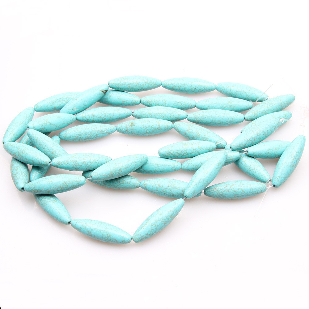 Synthetic Turquoise Loose Beads Bodhi Bracelet