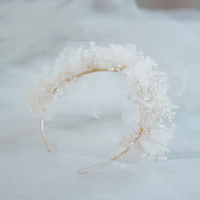 Vintage Beaded Hair Band Forest Flower Headwear - Shop at LoveMi