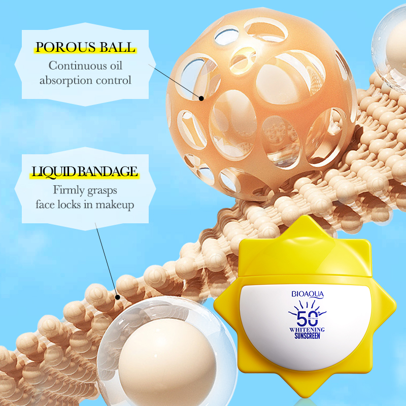 BIOAOUA Whitening Sunscreen Lotion SPF50 PA 40g — foto 4